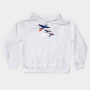 Three Planes Kids Hoodie